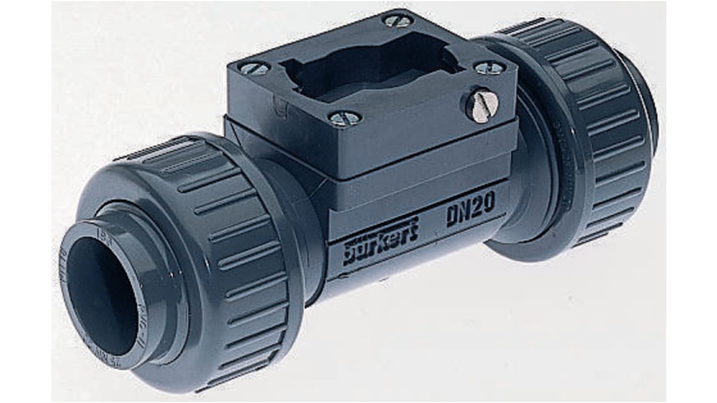 423940 | Burkert PVC In-line Flow Sensor Fitting 1in Straight Flow ...