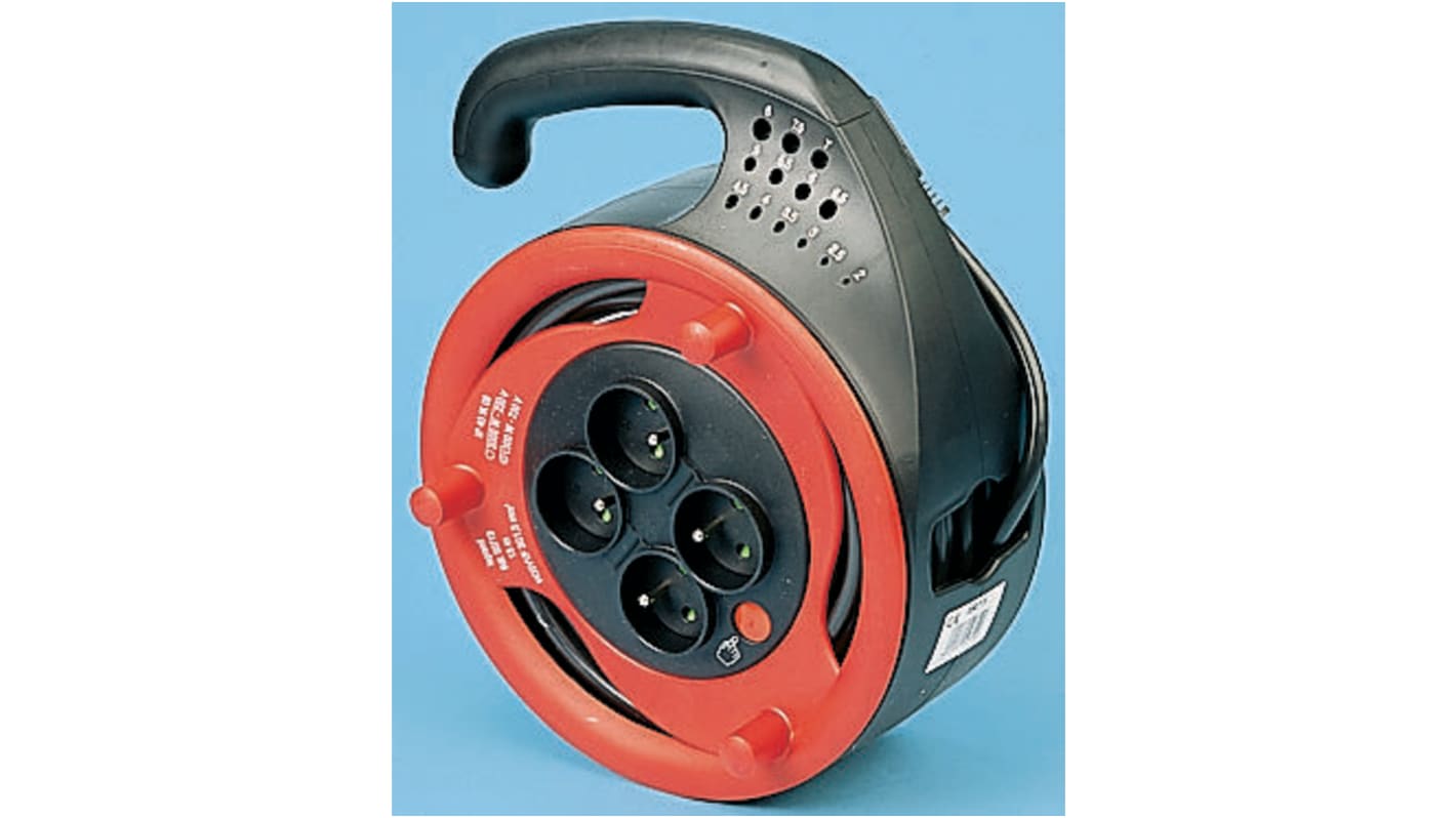Legrand 15m 1 Socket Type E - French Cable Reel, 230 V
