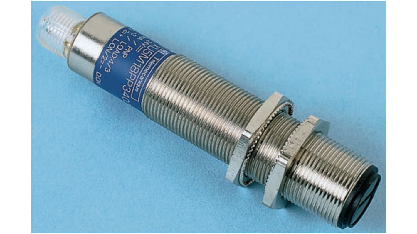 Telemecanique zylindrisch Optischer Sensor, Diffus, Bereich 120 mm, Relais Ausgang, 1/2"20 UNF 3-poliger Steckverbinder