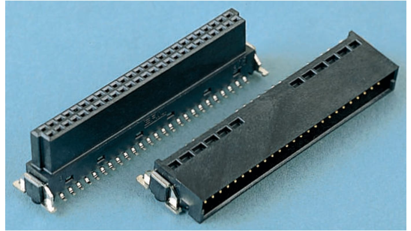 ERNI SMC Leiterplattenbuchse Gerade 26-polig / 2-reihig, Raster 1.27mm