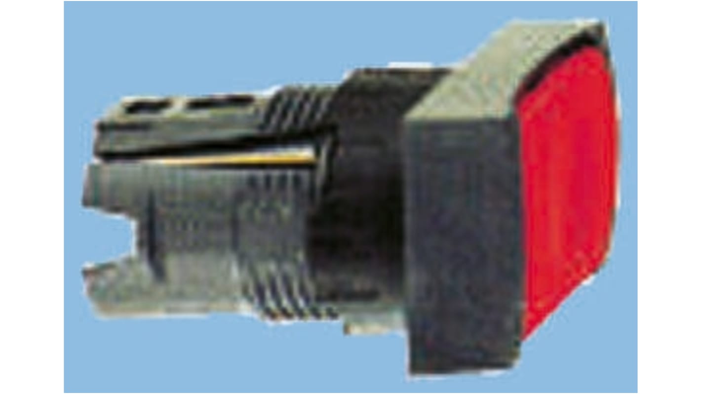 Cabezal de pulsador Schneider Electric serie Harmony XB6, Ø 16mm, de color Negro, Retorno por Resorte, IP65
