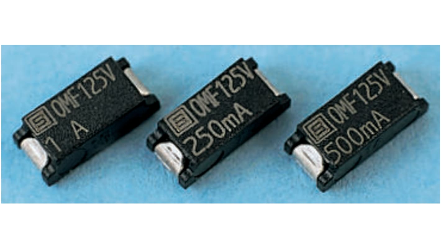 Schurter SMD Non Resettable Fuse 63mA, 125V ac/dc