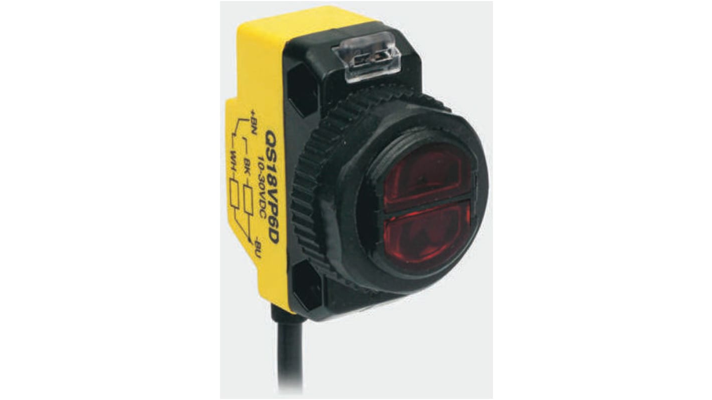 Banner Diffuse Photoelectric Sensor, Block Sensor, 450 mm Detection Range