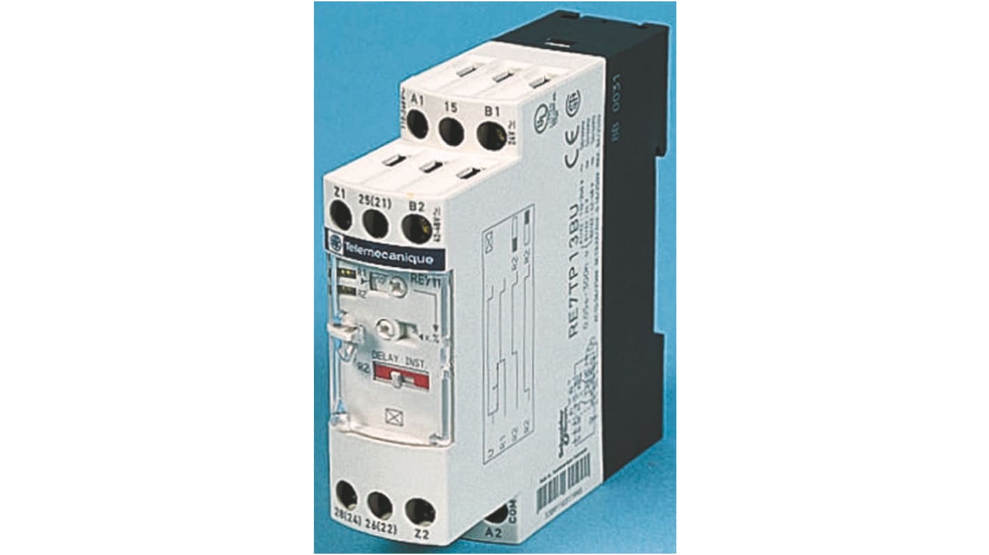 RE7TL11BU | Relé temporizador monofunción Schneider Electric, 110 → 240 ...