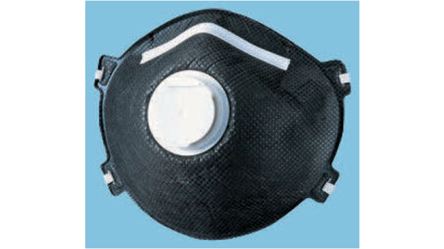 Masque respiratoire jetable Honeywell Safety FFP1, avec soupape,  avec clip nasal réglable, Gris