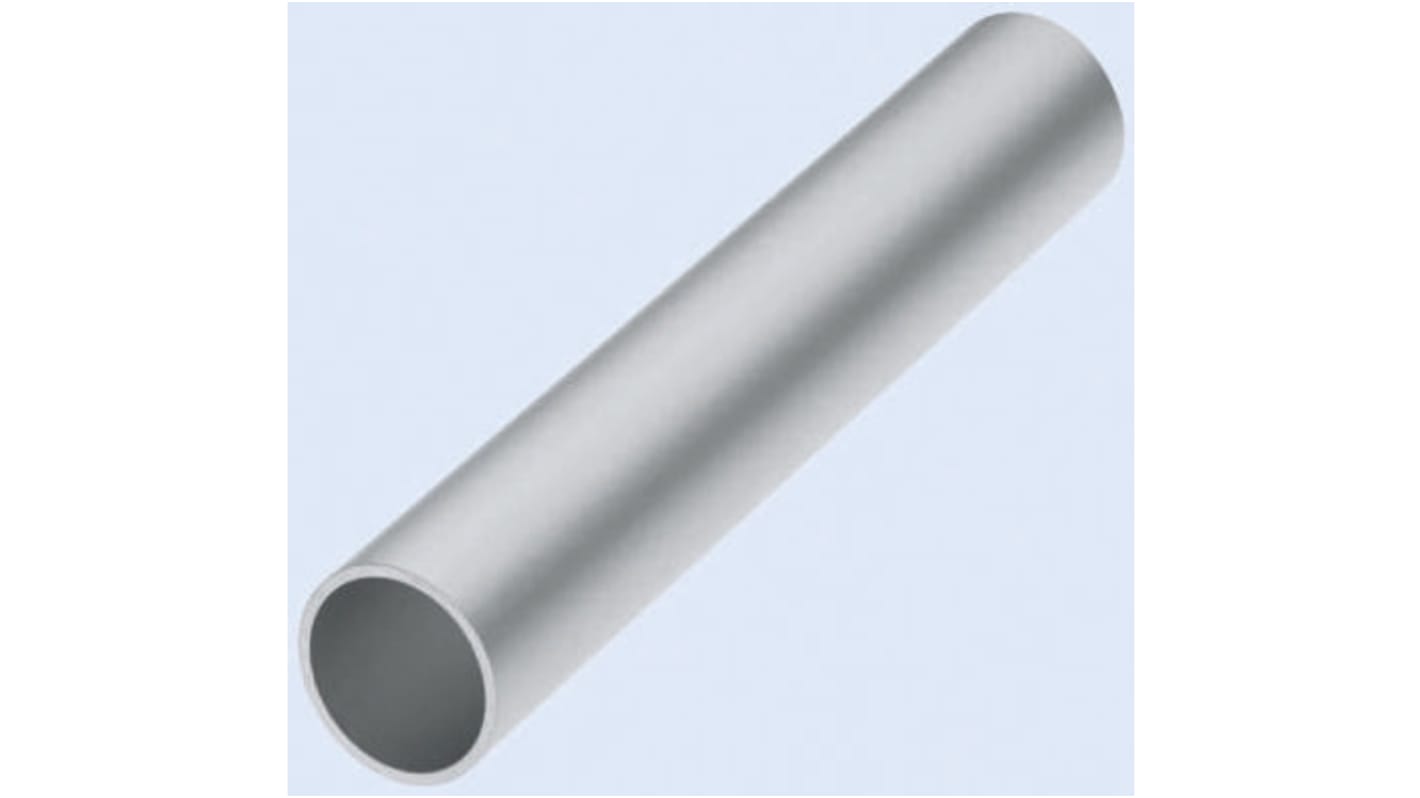 Rose+Krieger Silver Steel Round Tube, 1000mm Length, Dia. 40mm