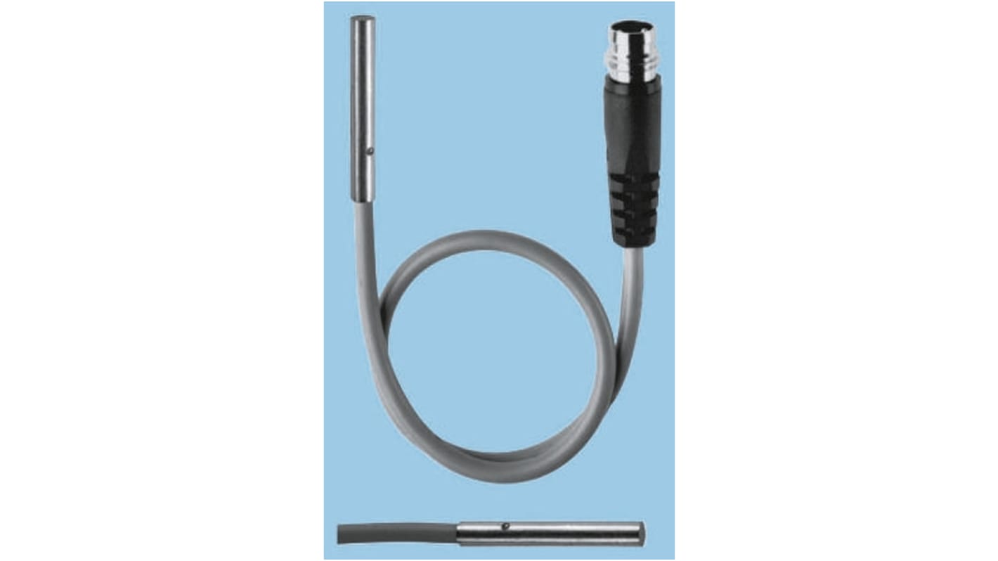 Baumer Inductive Barrel-Style Proximity Sensor, 0.8 mm Detection, PNP Output, 10 → 30 V dc, IP67