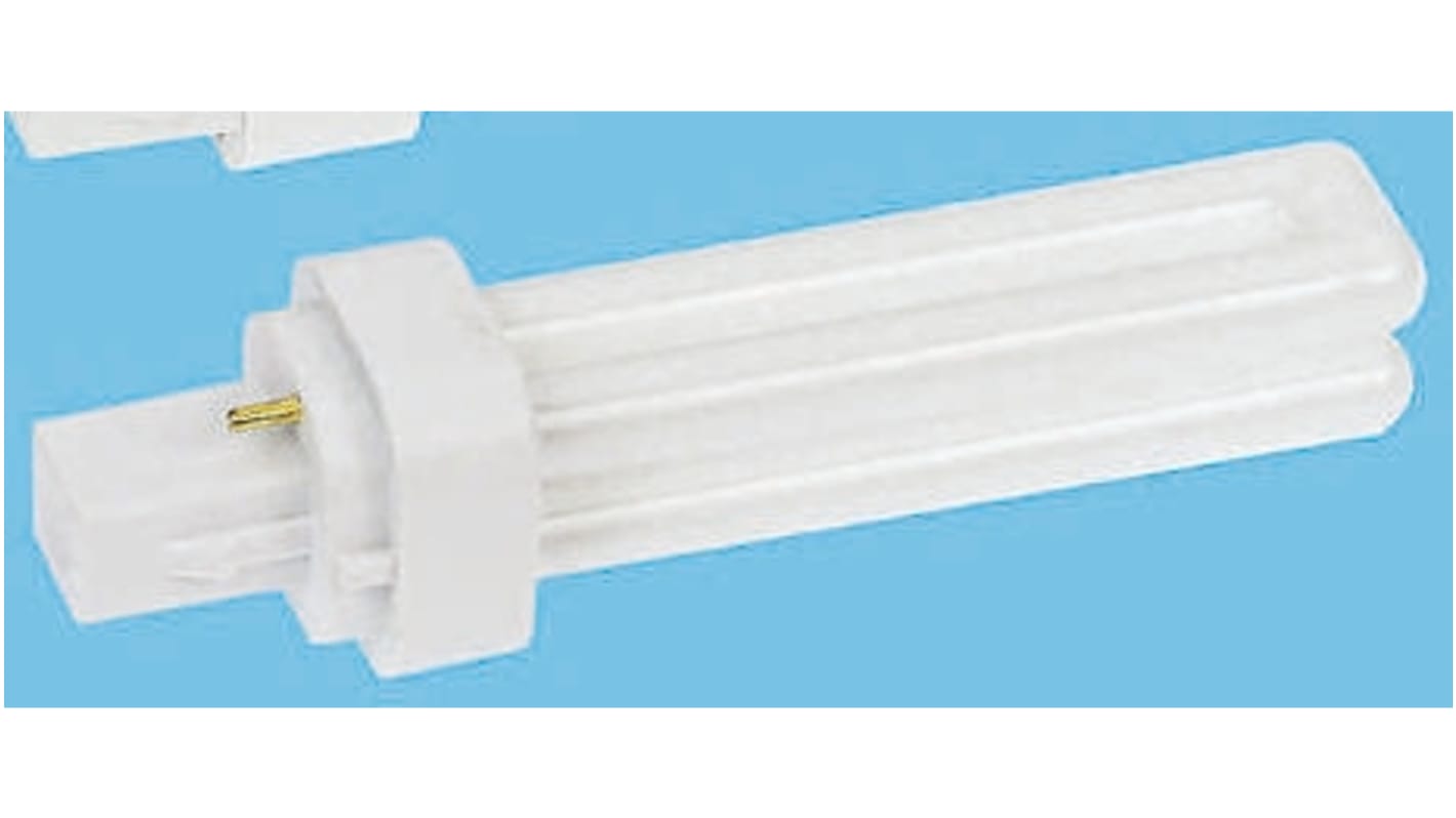 GE, 2 Pin, Non Integrated Compact Fluorescent Bulbs, 18 W, 3500K, Warm White