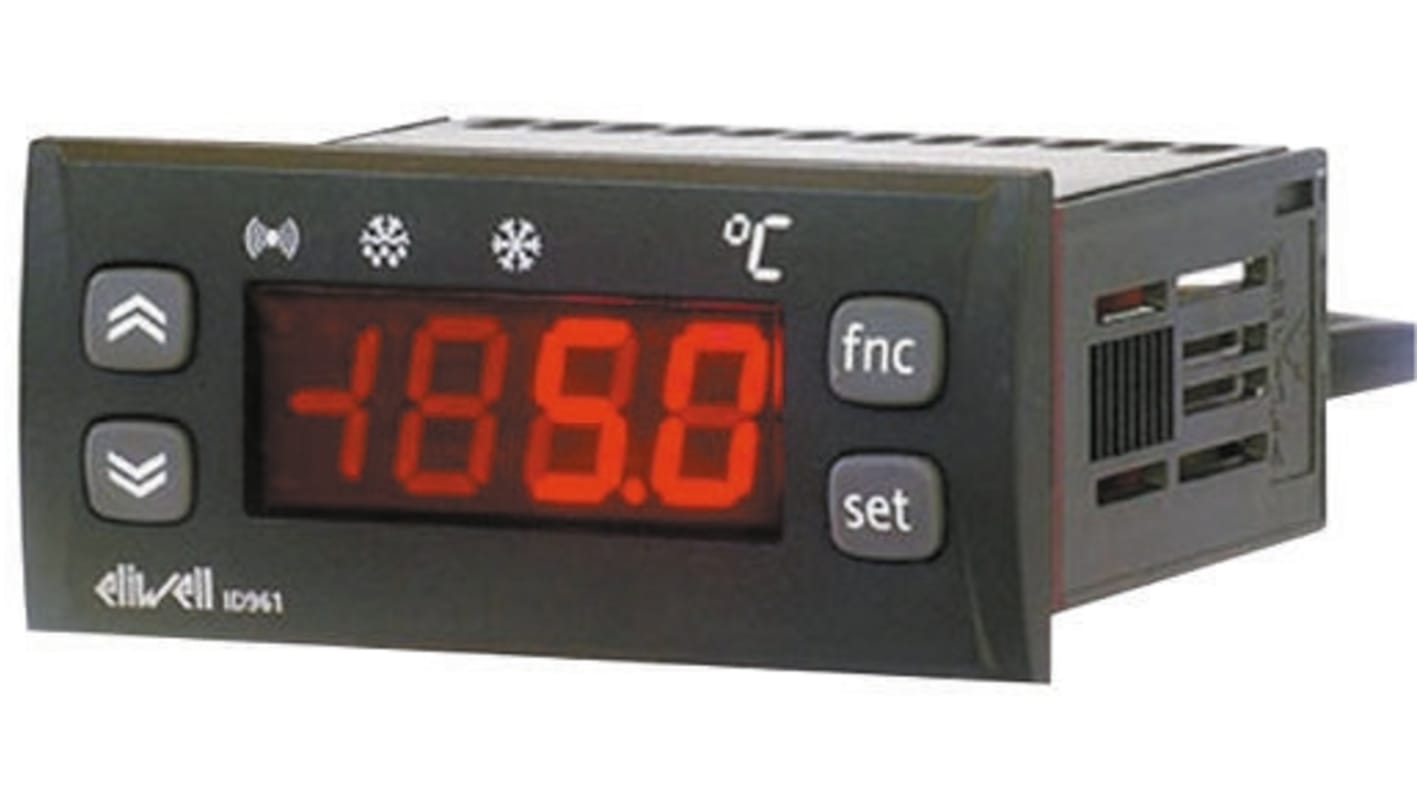 Controlador de temperatura de conexión/desconexión Eliwell ID 974-12V-8A-PTC, 12 V ac / dc, -50 a +140 °C