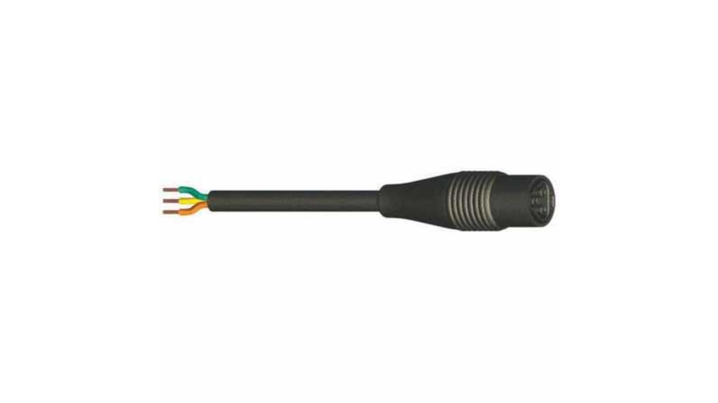 Wieland RST20i3 Series Cable Assembly, 3-Pole, Female, 16A, IP66, IP68