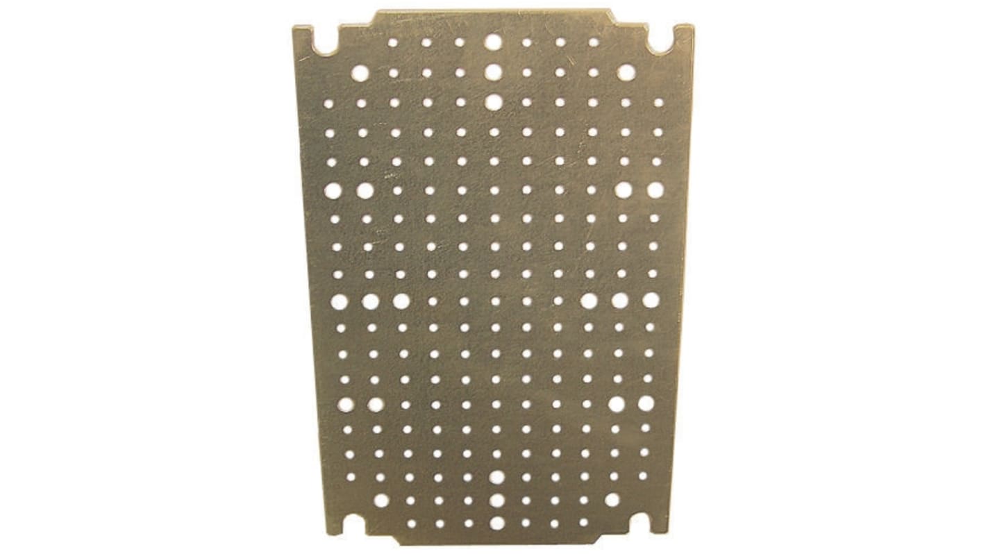Legrand Steel Perforated Mounting Plate, 256mm W, 256mm L for Use with Atlantic Enclosure, Marina Enclosure