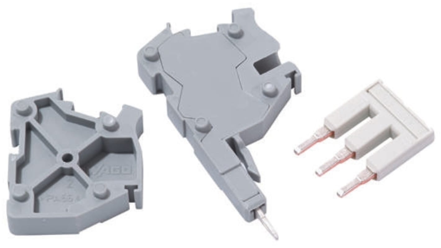 Conector de prueba modular Wago serie TOPJOB S, 2002, para usar con Ranura de contacto del saltador de 1 polo