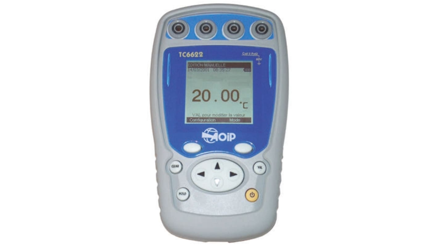 Aoip Instrumentation TC6622 Temperature Calibrator, With RS Calibration