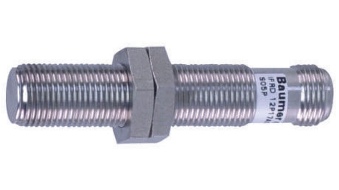 Sensore di prossimità Cilindrico Baumer, PNP, M12 x 1, rilevamento 4 mm, 10 → 30 V c.c.