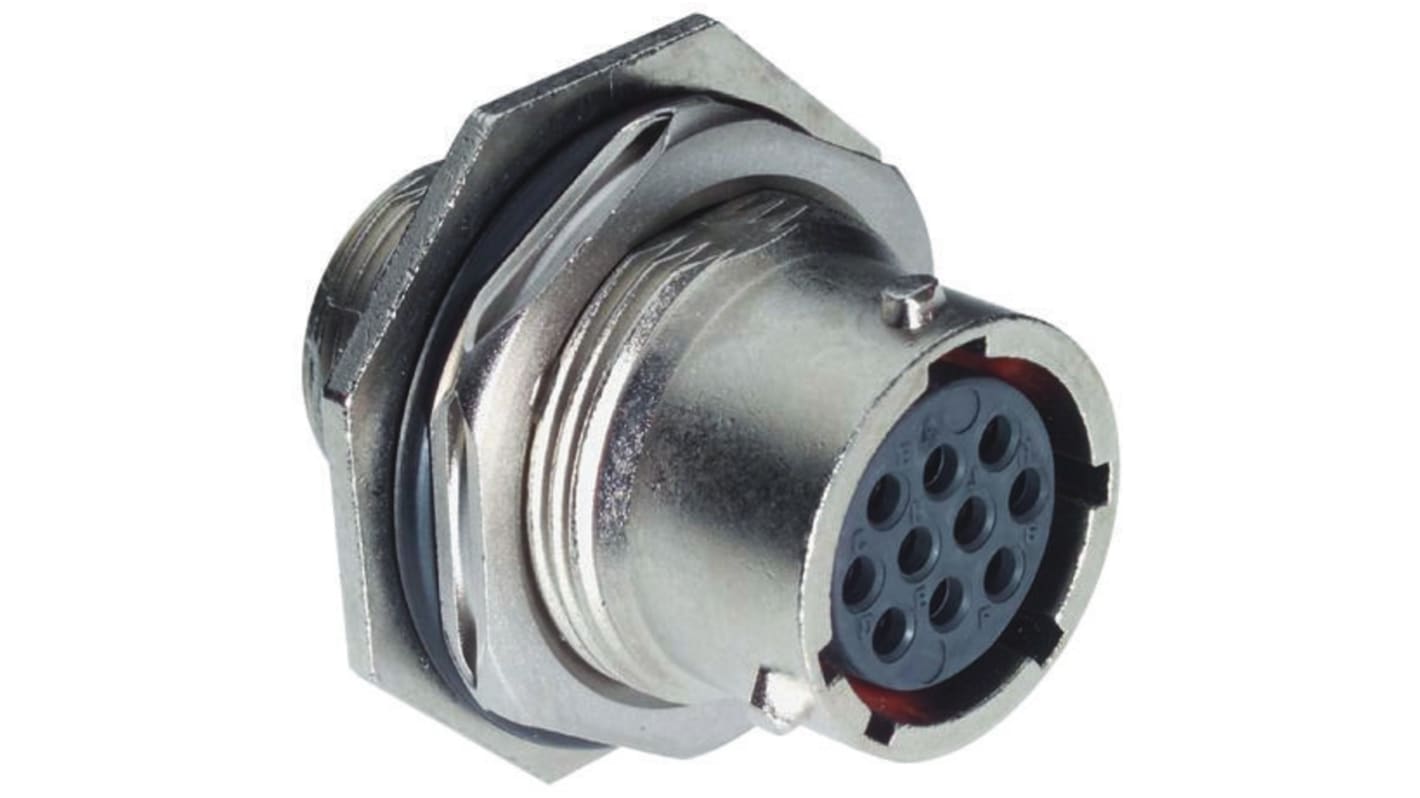 Souriau Circular Connector, 32 Contacts, Panel Mount, Plug, Female, IP67, IP68, IP69K, UT0W Series