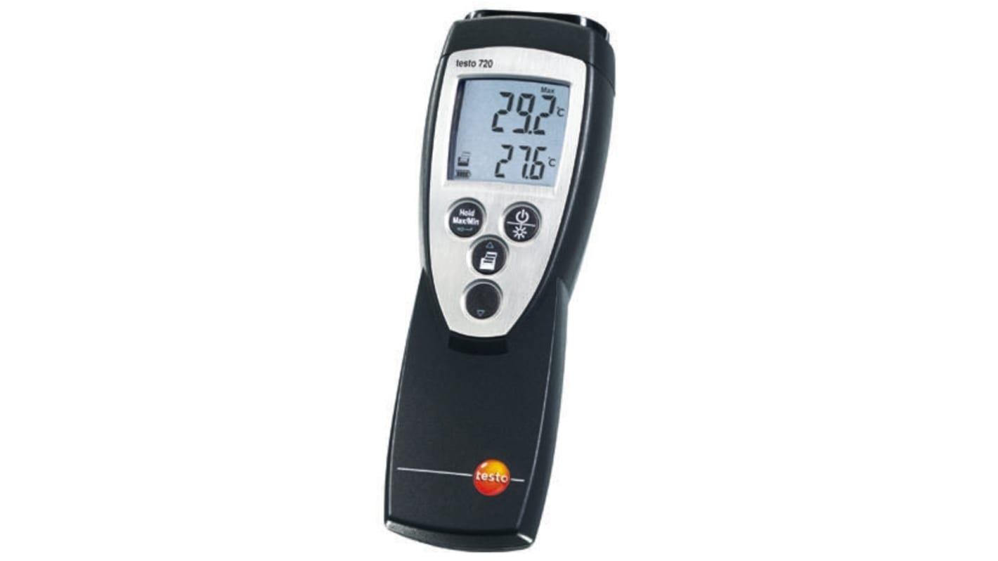 Testo デジタル温度計 720 有線 プローブタイプ：NTC, PT100 精度 ±0.2 °C