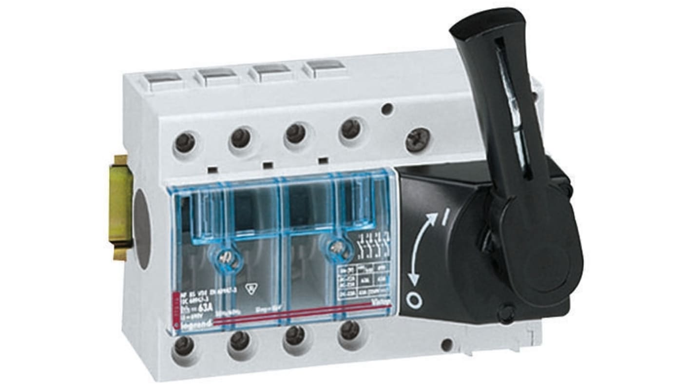 Legrand Vistop MCB, 4P Poles, 100A, 400V AC, 15 kA Breaking Capacity, MCB