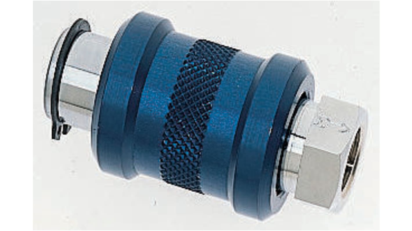 Legris LF3000 Series Straight Threaded Adaptor, G 1/2 Female to G 1/2 Female, Threaded Connection Style