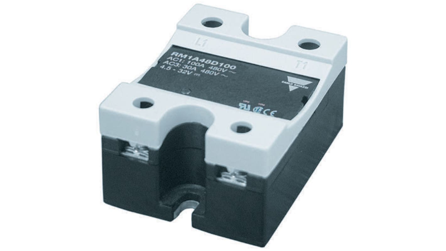 Carlo Gavazzi Solid State Relay, 25 A rms Load, Panel Mount, 265 V Load, 32 V Control