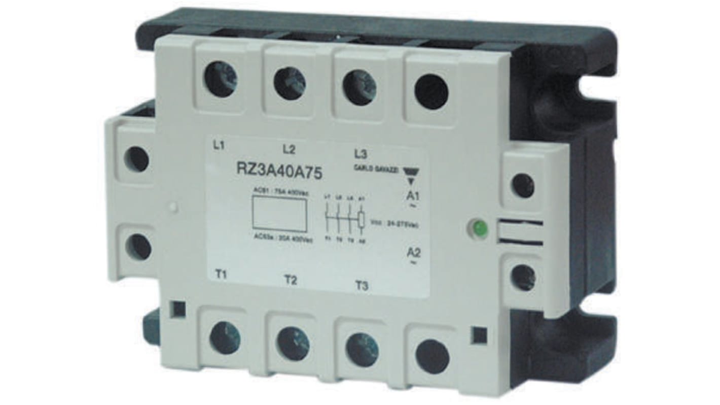 Carlo Gavazzi Solid State Relay, 25 A rms Load, Panel Mount, 660 V Load, 50 V dc, 275 V ac Control