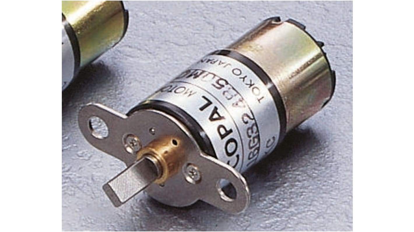 Nidec Components Brushed DC Geared Motor, 12 V dc, 166.6 mNm, 65 rpm, 4mm Shaft Diameter