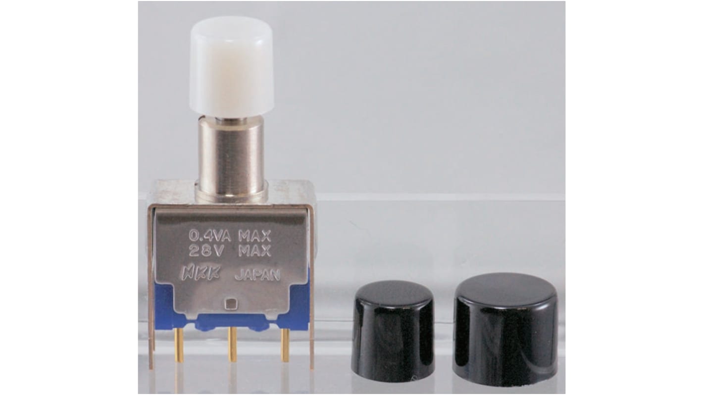 Bouton-poussoir, Momentané, SPDT Montage sur Circuit imprimé