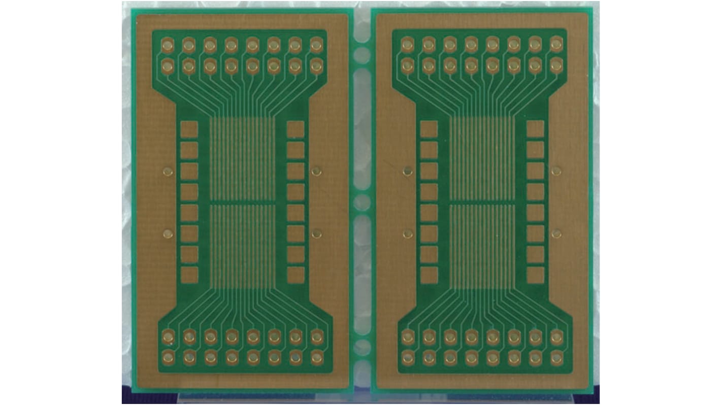 SSP-51, 32 Way Double Sided Extender Board Converter Board FR4 46.99 x 55.34 x 1mm