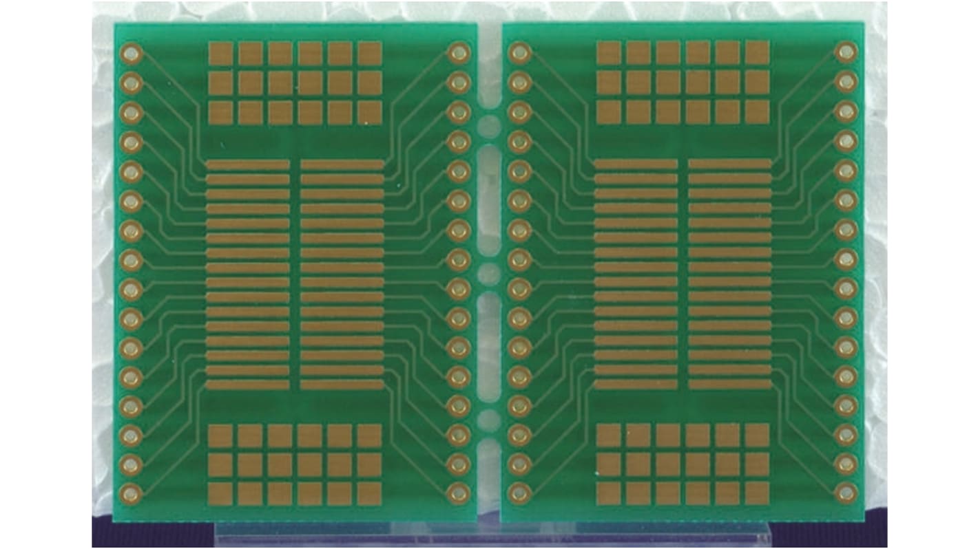 SSP-123, 64 Way Double Sided Extender Board Converter Board FR4 64.23 x 43.18 x 1mm