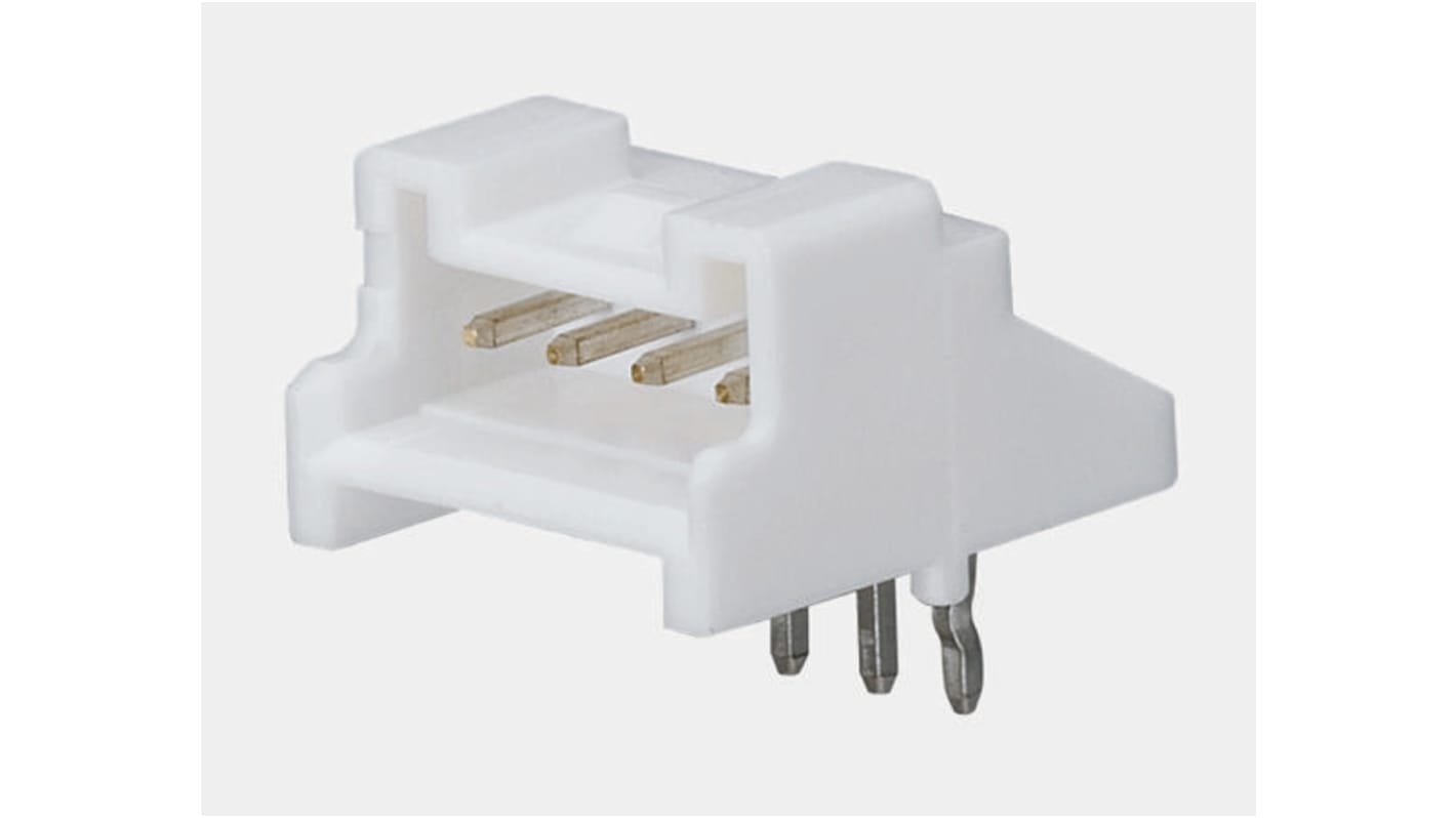 Conector macho para PCB Ángulo de 90° JST serie PA de 15 vías, 1 fila, paso 2.0mm, para soldar, Montaje en orificio