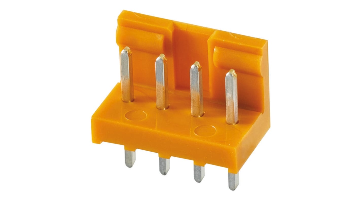 JAE IL-G Series Straight Through Hole PCB Header, 4 Contact(s), 2.5mm Pitch, 1 Row(s), Shrouded