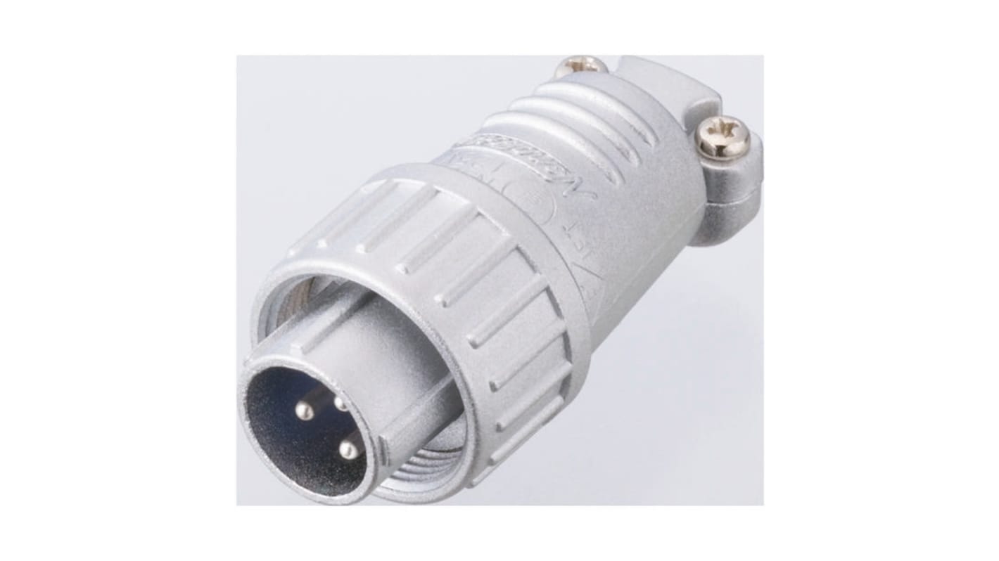 Nanahoshi Kagaku Circular Connector, 4 Contacts, Cable Mount, Plug, Male, NJC Series