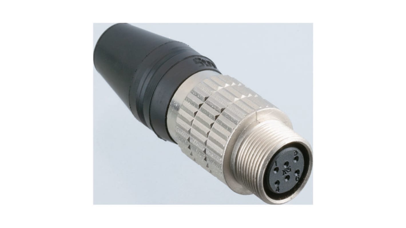 Hirose Circular Connector, 8 Contacts, Cable Mount, Micro Connector, Socket, Male, HR25 Series