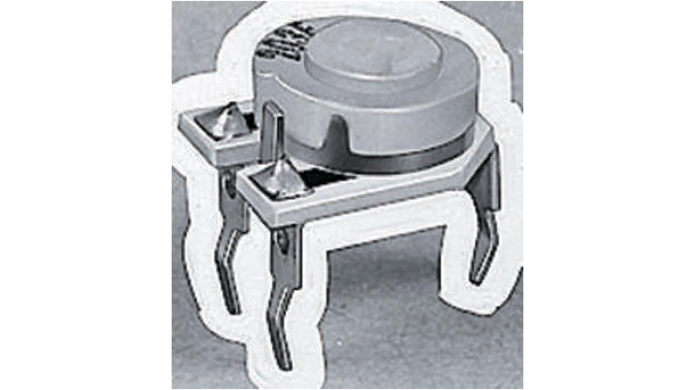 帝国通信工業 半固定抵抗器（トリマポテンショメータ） 10kΩ スルーホール 1回転型 TM8KV2-1SB10K