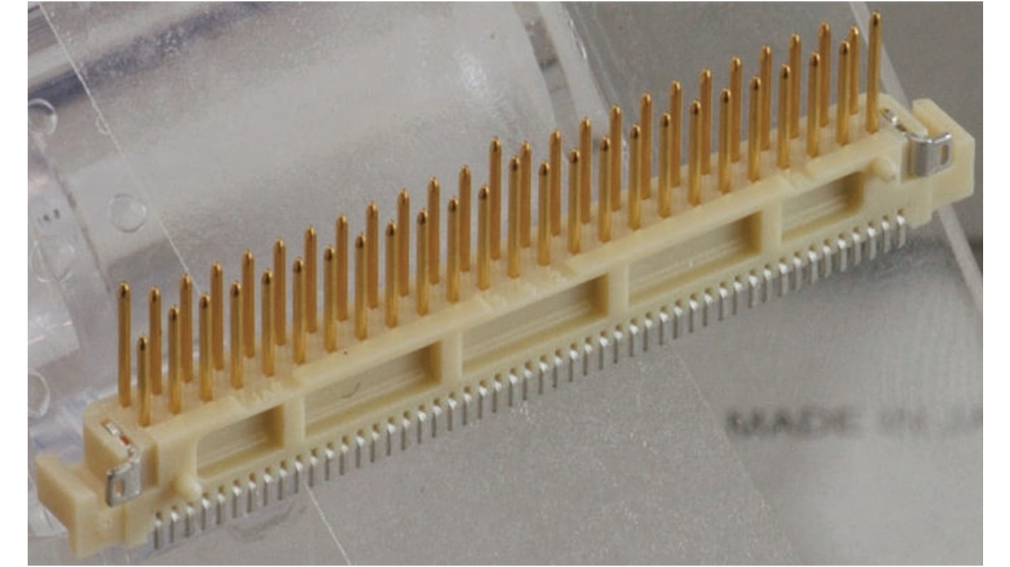 JAE 50 Way Right Angle Compact Flash Memory Card Connector With Solder Termination