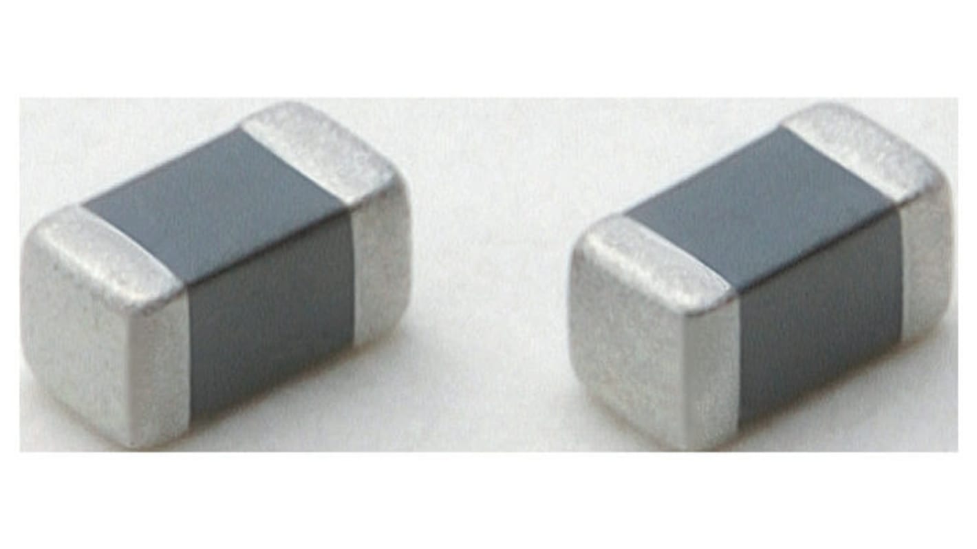 Induttore multistrato SMD TDK, 1 μH, 600mA, ±20%, case 0603 (1608M), 1.6 x 0.8 x 0.8mm