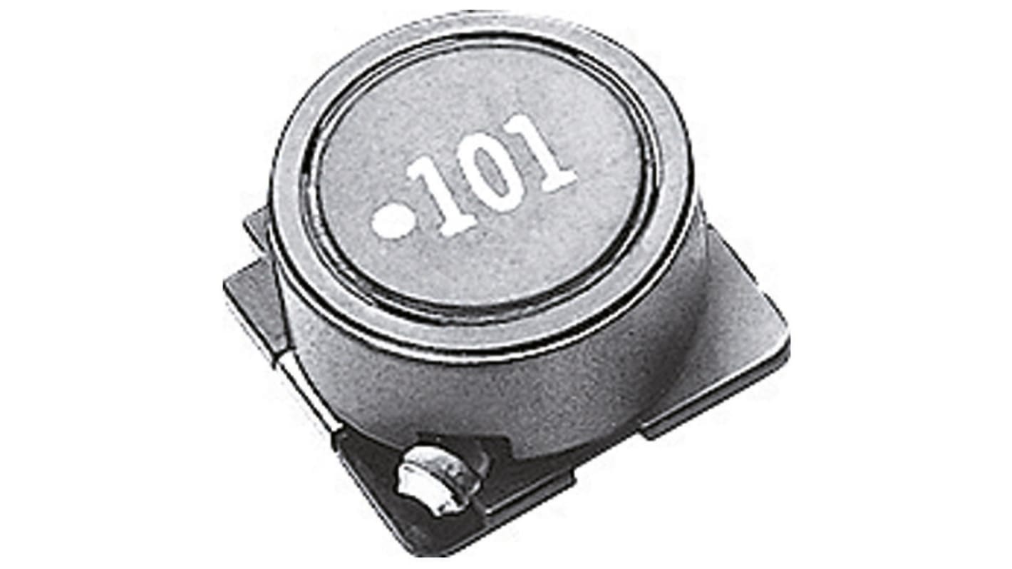 TDK Shielded Wire-wound SMD Inductor 100 μH ±20% Wire-Wound 1.9A Idc