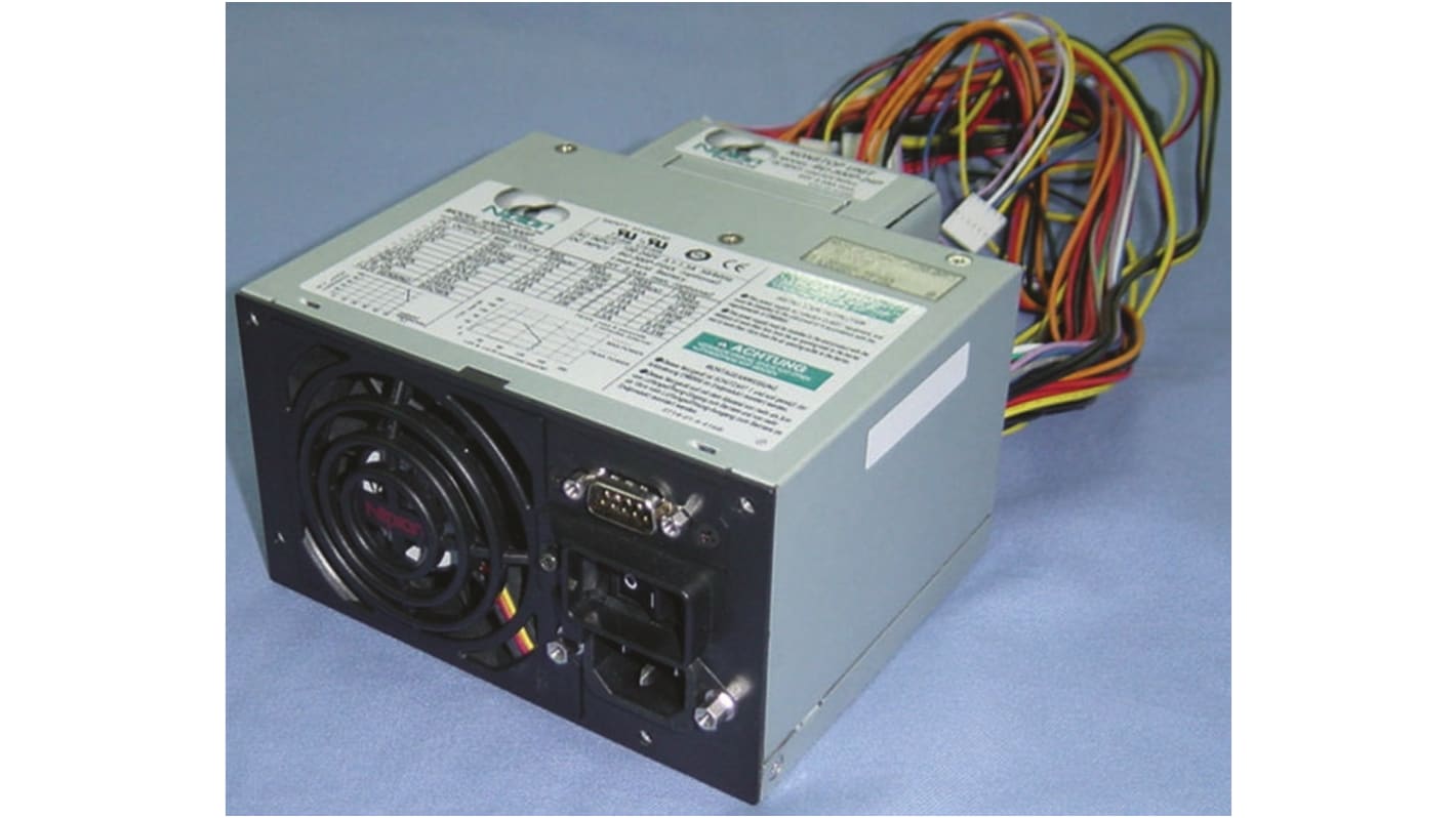 ニプロン PC 電源, 入力：85 → 264V ac, 出力：3.3 V dc, ±12 V dc, ±5 V dc, 定格電力：203.6W ENSP-300P-S20-11S