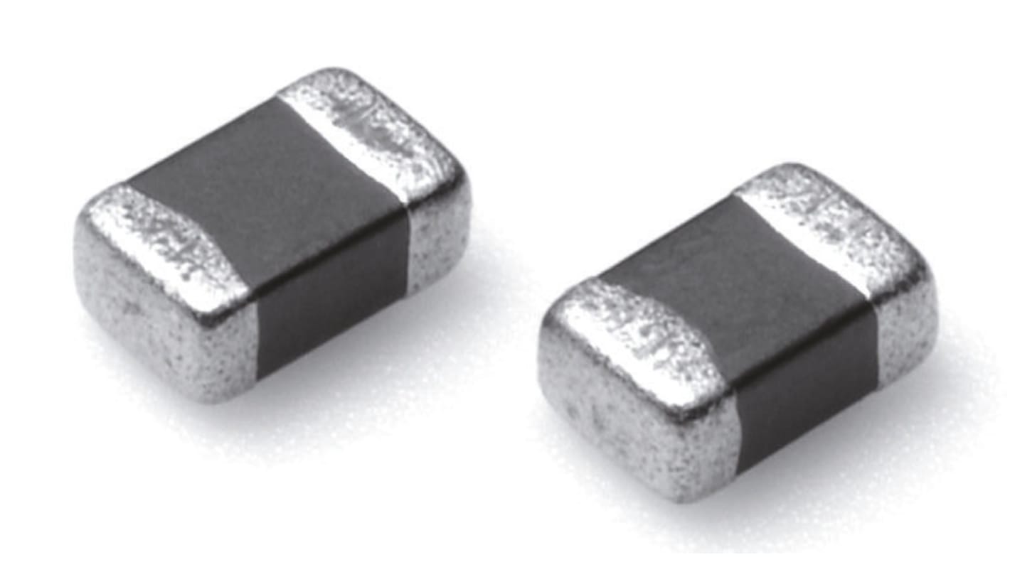 TDK, 0805 (2012M) Shielded Multilayer Surface Mount Inductor with a Ferrite Core, 1.5 μH ±10% Multilayer 80mA Idc Q:45