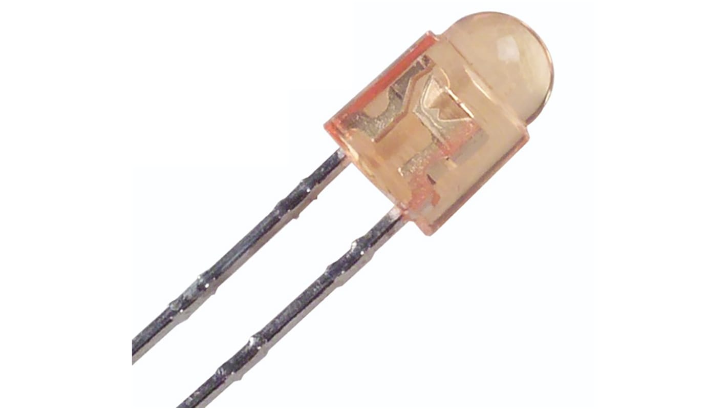 ROHM Lysdiode Hulmontering Orange 611 nm 470 mcd 2,2 V 40 ° SLI-343 54mW