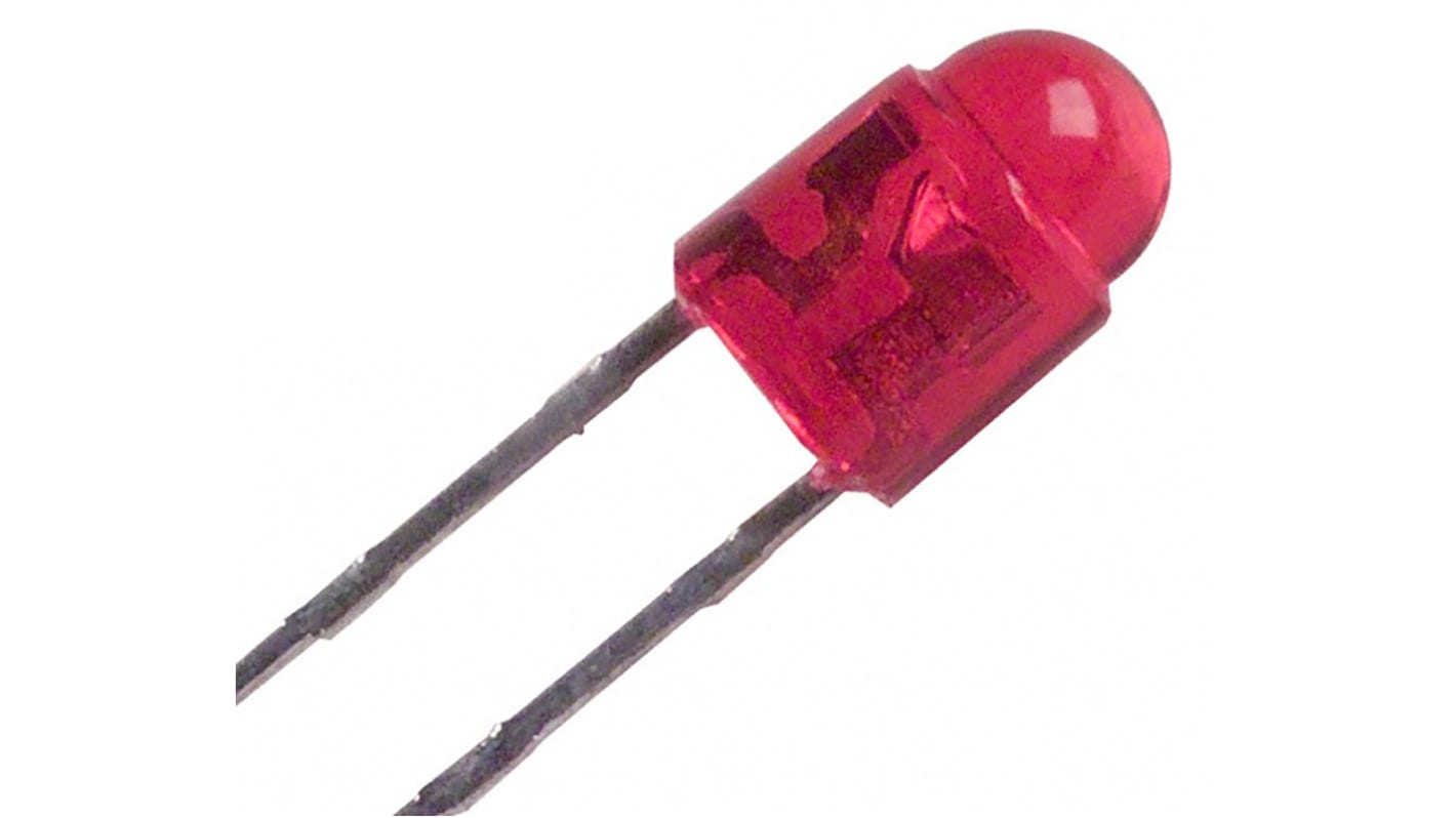 ROHM1.9 V Red LED SLI-343 Through Hole, SLI-343URC3F