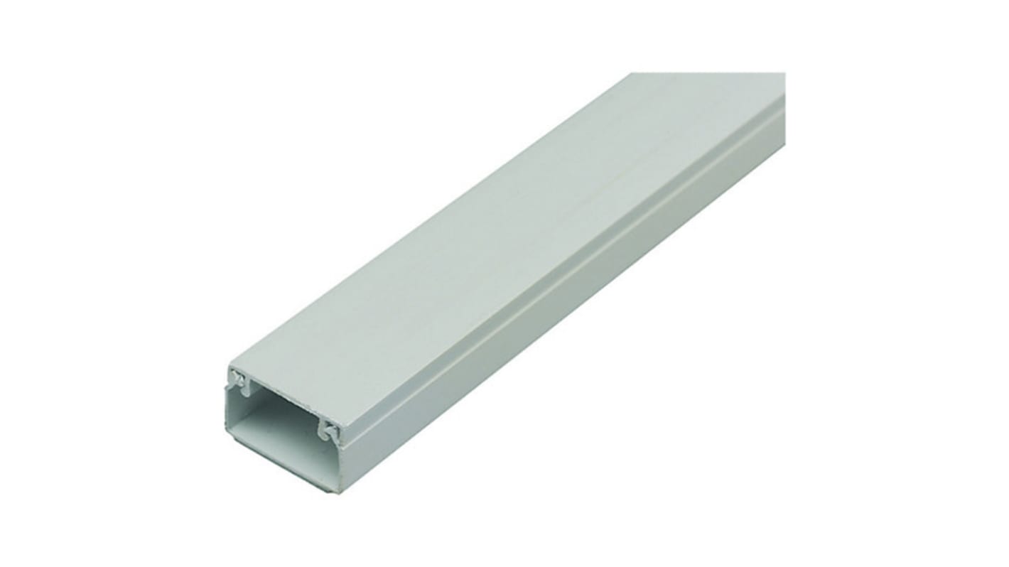 Schneider Electric FM White Mini Trunking Self-Adhesive Coil - Closed Slot, W16 mm x D10mm, L15m, uPVC