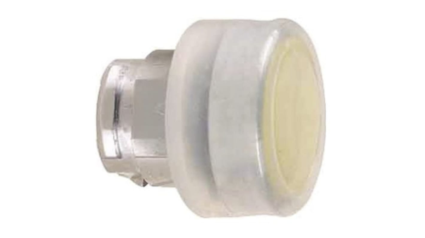 Schneider Electric Harmony XB4 Series Yellow Spring Return Push Button Head, 22mm Cutout, IP66, IP67