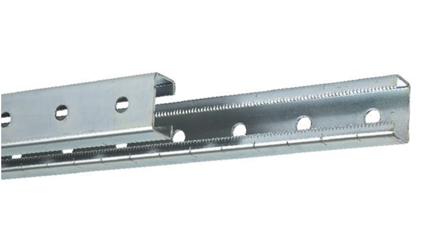 Rail DIN Schneider Electric 2m x 40mm x 25mm, Non perforé, Rail oméga profond en Acier