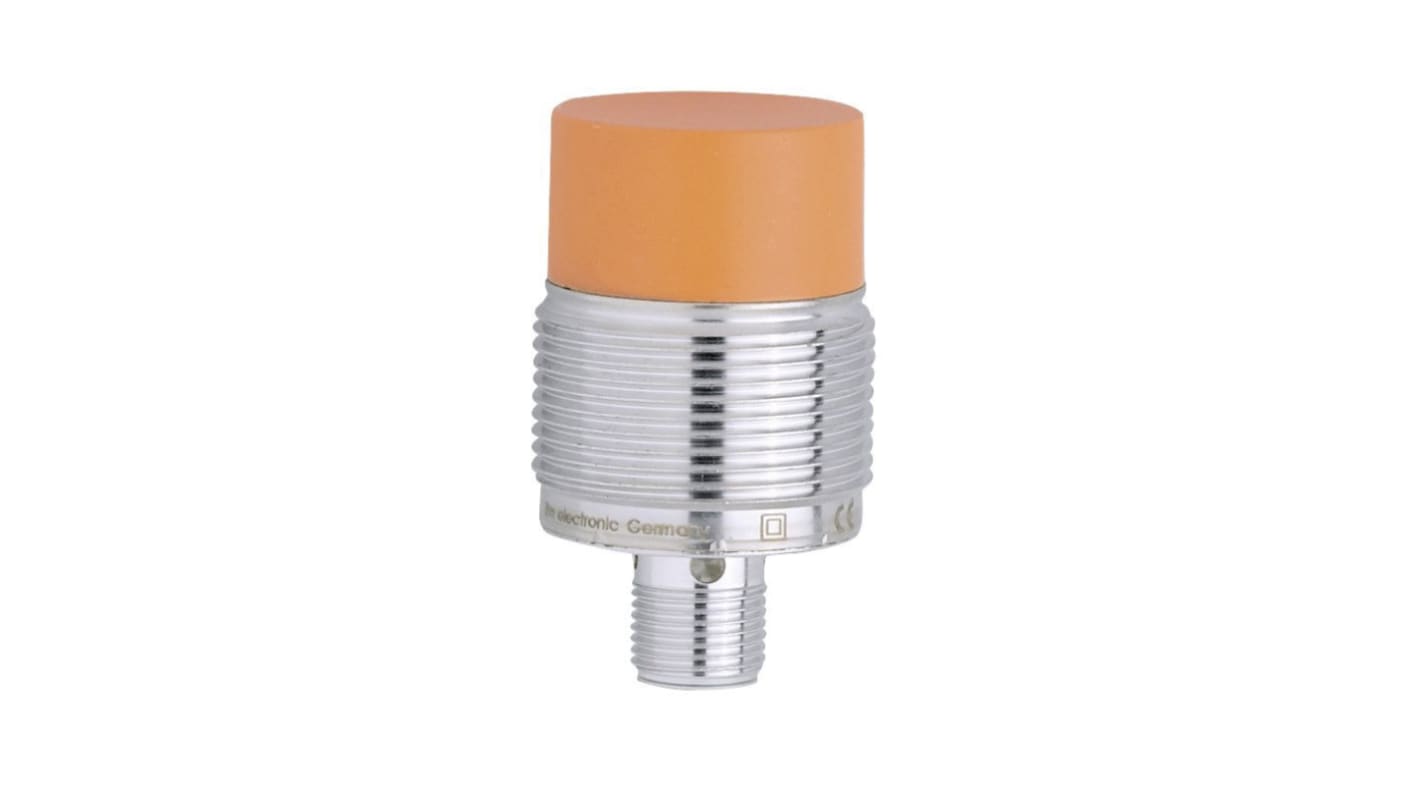 ifm electronic Inductive Barrel-Style Proximity Sensor, M30 x 1.5, 22 mm Detection, PNP Output, 10 → 36 V dc,