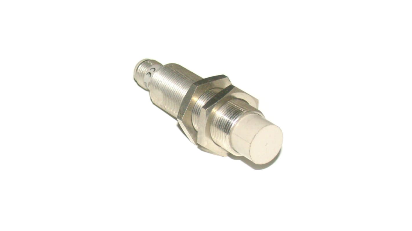 Omron Inductive Barrel-Style Proximity Sensor, M18 x 1, 10 mm Detection, PNP Output, 12 → 24 V dc, IP67