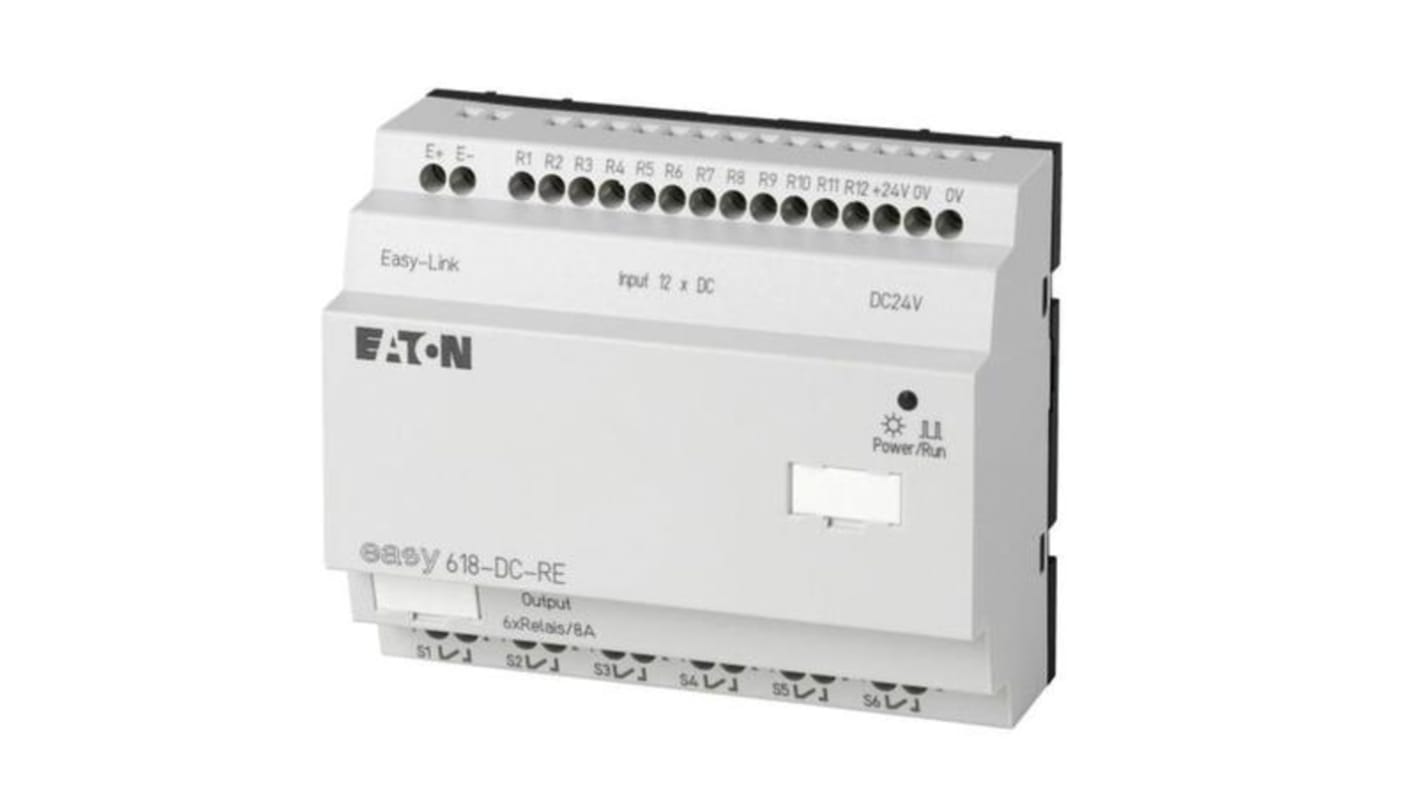 Eaton EASY Erweiterungsmodul, 24 V dc, 12-Eingänge / 6-Ausgänge