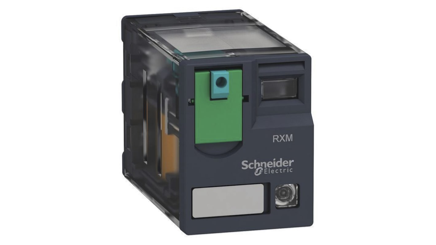 Schneider Electric Harmony Relay RXM  Monostabiles Relais, Steckrelais 4-poliger Wechsler 8A 240V ac Spule / 1.2W