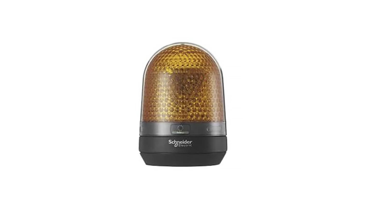 Schneider Electric Harmony XVR Series Amber Buzzer Beacon, 100 → 230 V ac, IP23, Base Mount, 90dB at 1 Metre