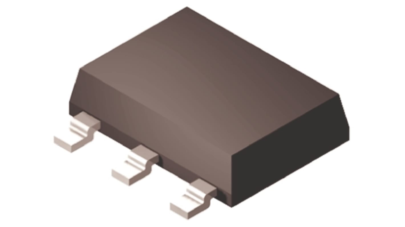 N-Channel MOSFET, 200 mA, 65 V, 3-Pin SOT-223 Semelab D2081UK.F