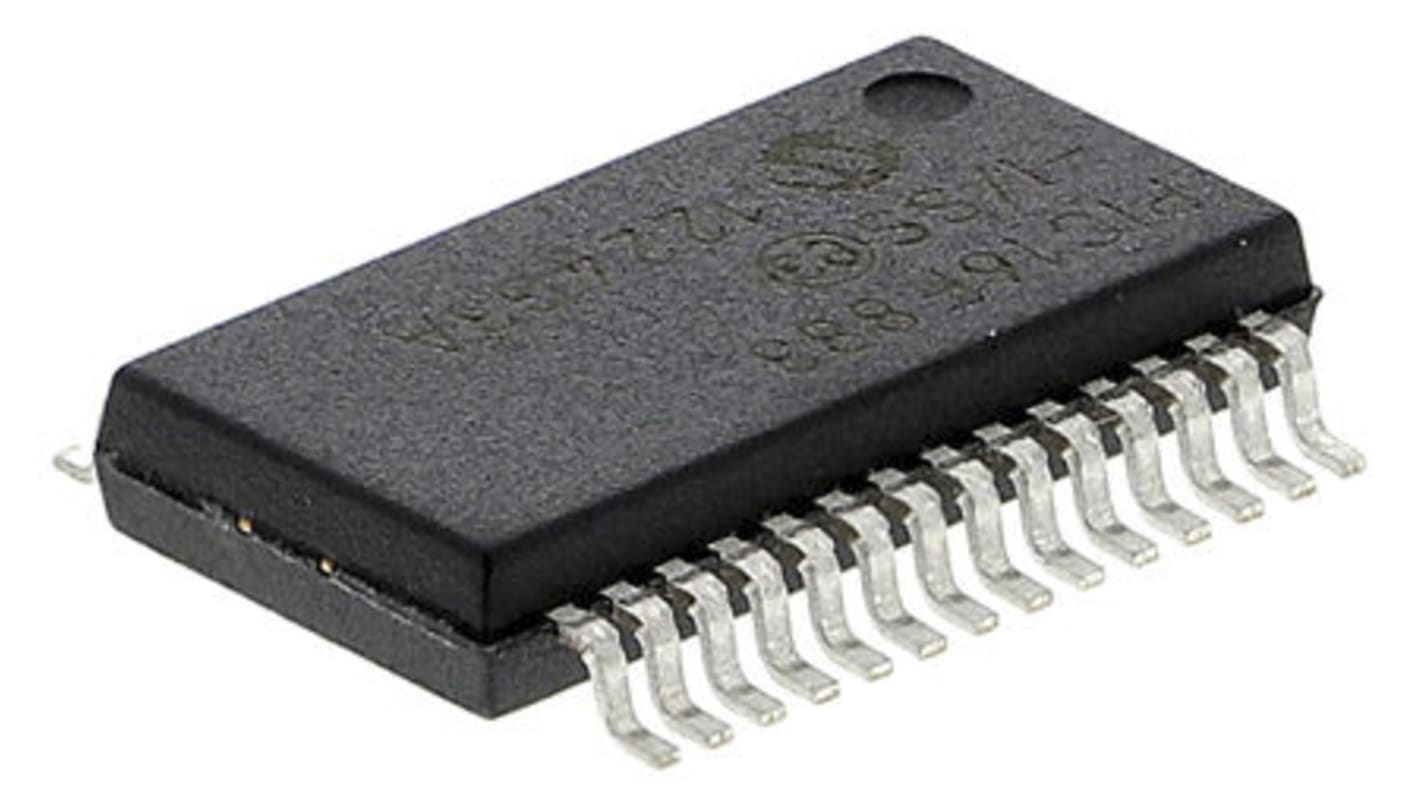 Microcontrôleur, 8bit, 256 B RAM, 4096 mots, 20MHz, SSOP 28, série PIC16F
